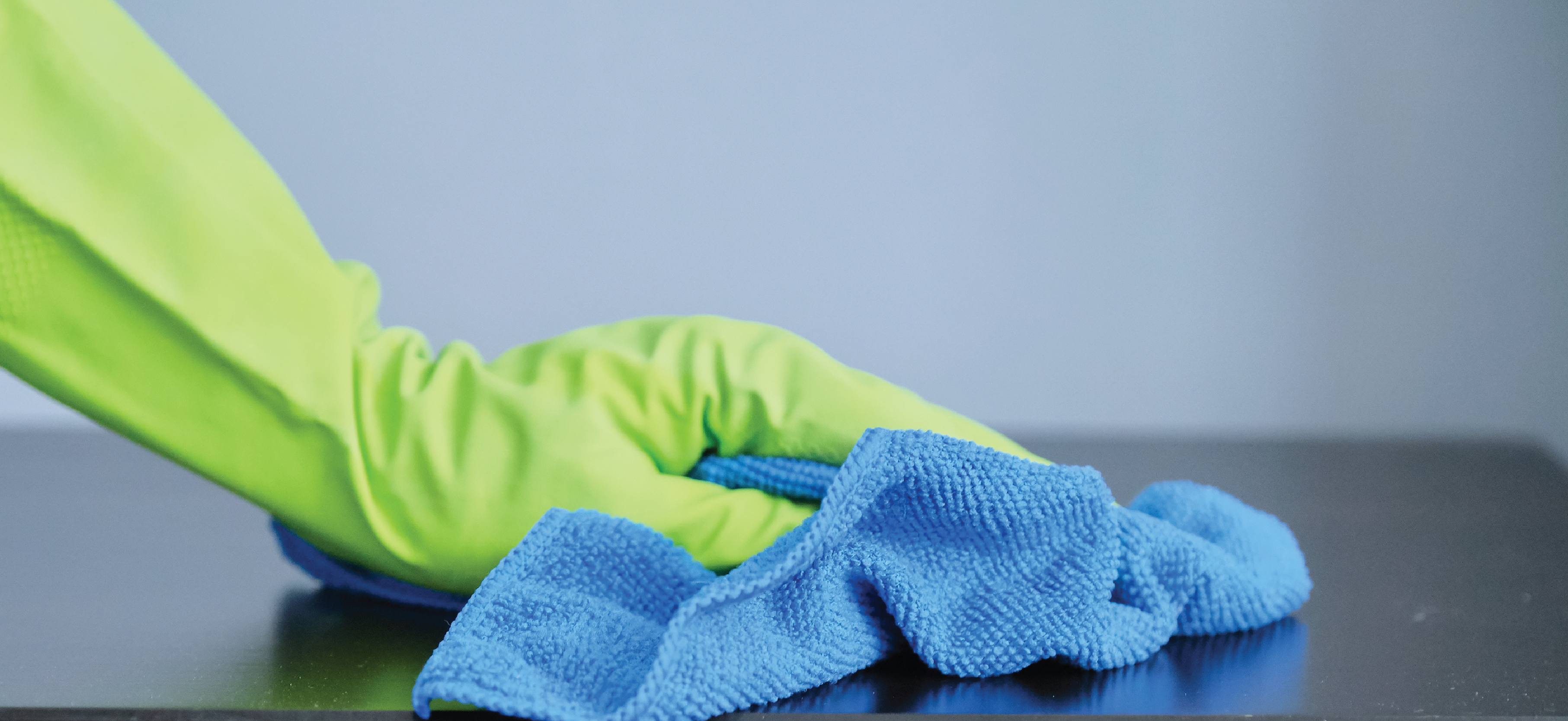 Cleaning settled dust