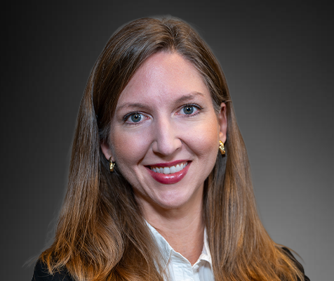 Chelsea Weitekamp, Ph.D., computational toxicology research scientist, poses for her professional headshot.