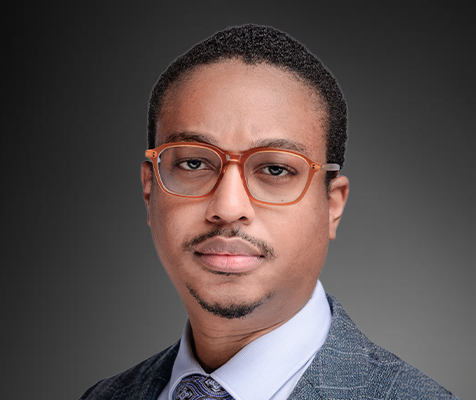 Galen Spikes, database engineer, poses for his professional headshot.