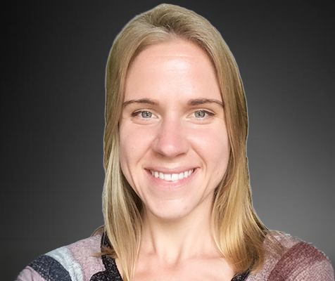 Kelly Carstens, Ph.D., lead computational toxicologist at UL Research Institutes' Chemical Insights poses for her professional headshot.