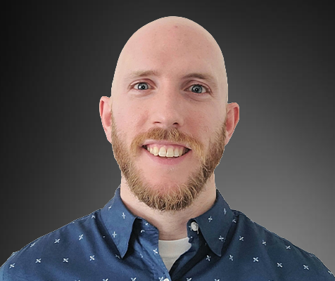 Zachary Stanfield, Ph.D., lead exposure data scientist at UL Research Institutes' Chemical Insights poses for his professional photo.